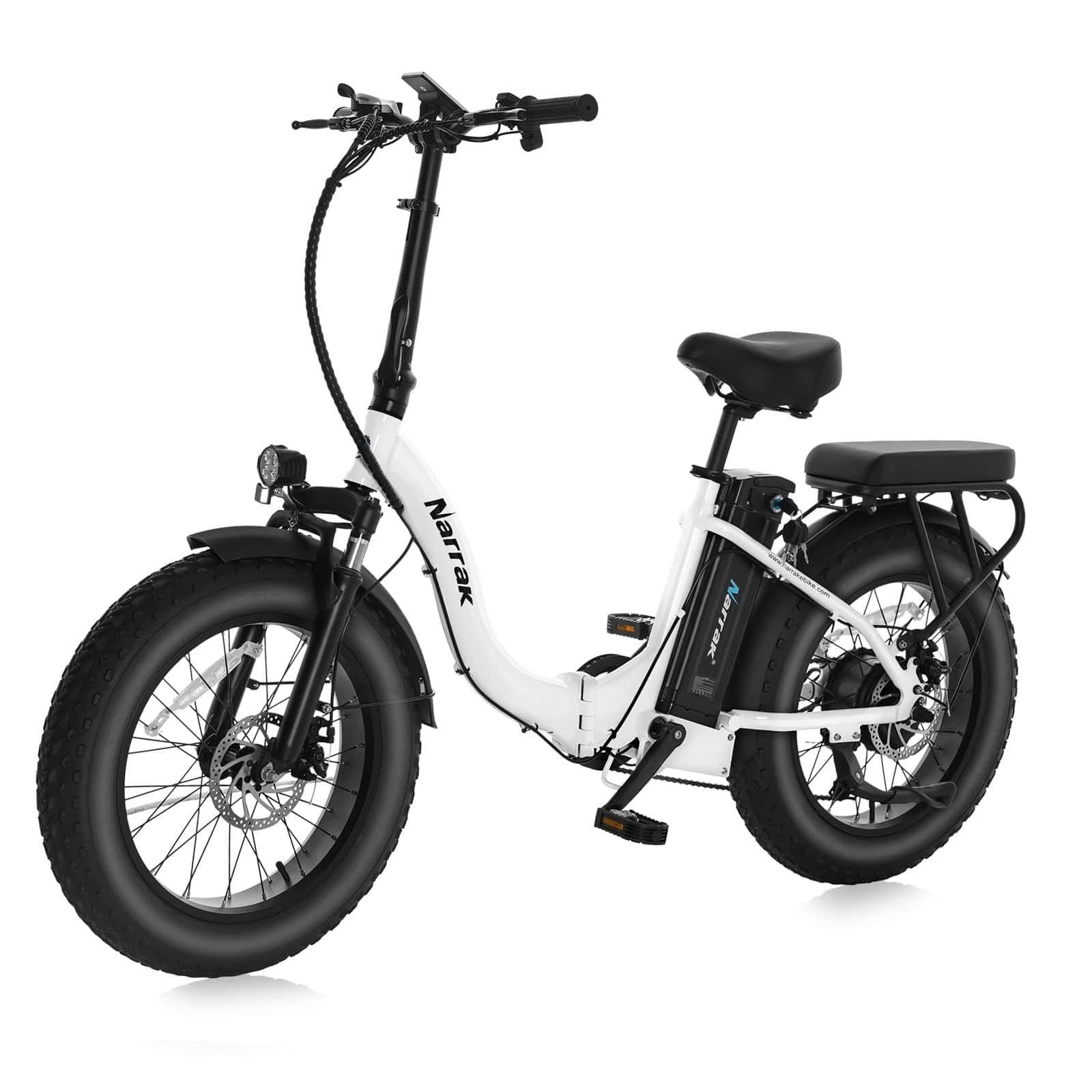 Close-up of eBike battery and control display